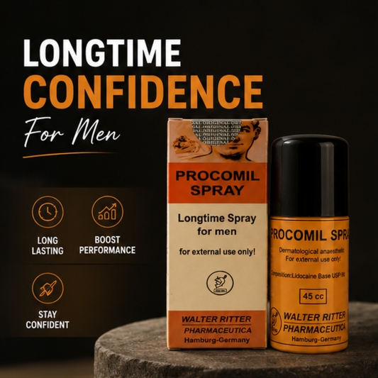 Procomil Longtime Spray for Men – Long-Lasting Performance Spray (45cc)